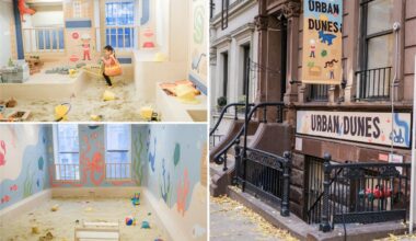 Indoor sandpit with 'natural sand' saves NYC kids from public 'litter boxes'