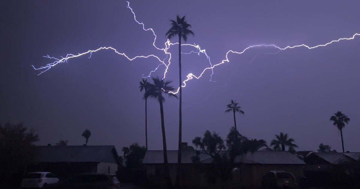 Powerful storm brings hail, rain to the Valley