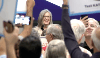 Governor Katie Hobbs campaigns in Phoenix as reelection race heats up