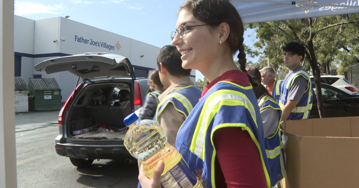 San Diego nonprofit distributes food to about 600 families Friday