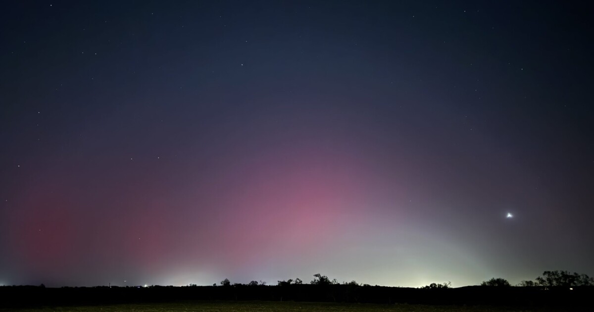 The Aurora Borealis will be visible in Austin tonight