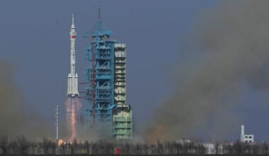 China launches spacecraft to help with astronauts' eventual return