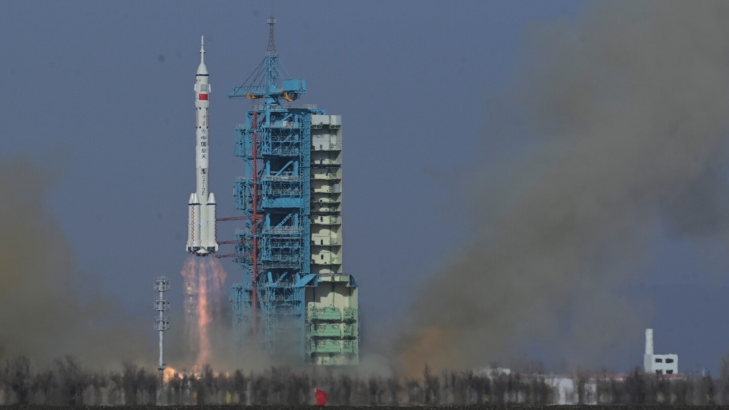 China launches spacecraft to help with astronauts' eventual return