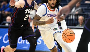 Harding hits go-ahead jumper with 48 seconds left as TCU beats No. 10 Florida 84-80