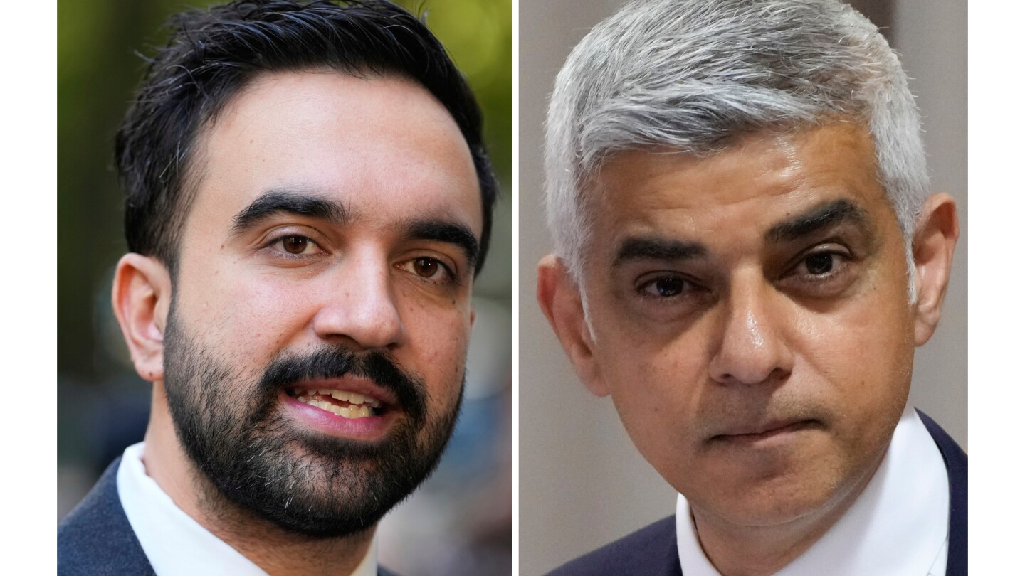 London's Sadiq Khan and NYC Mayor-elect Zohran Mamdani have much in common, but also differences