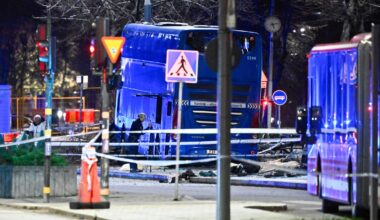 Bus crashes into a bus stop in Stockholm and kills 3 people