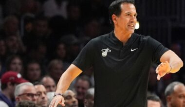 Heat celebrate Spoelstra's 800th win, even after he was unaware of milestone