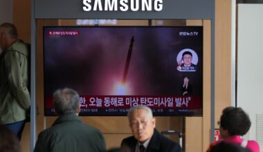 North Korea fires ballistic missile toward its eastern waters, Seoul says