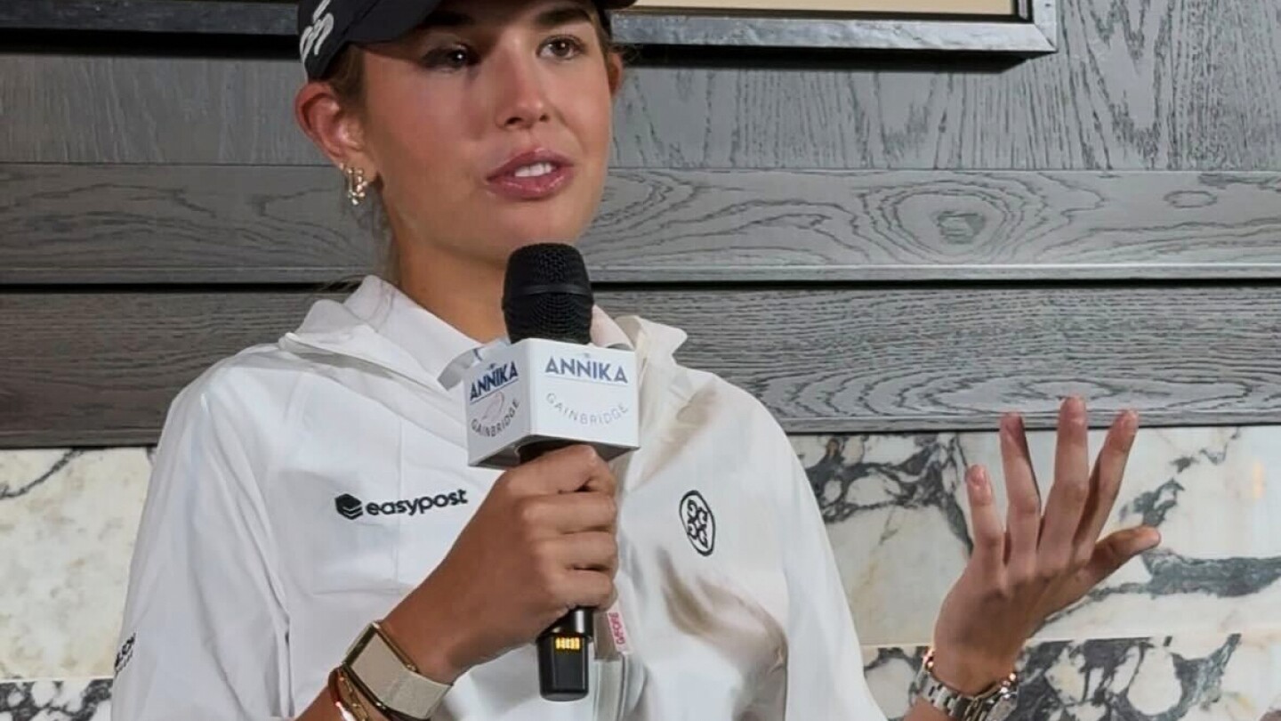 President Trump's granddaughter, Kai Trump, has brought buzz to an LPGA tournament