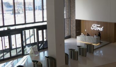 Ford Motor shows off its high-tech new home in Dearborn, Michigan