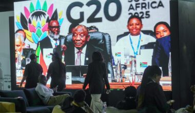 Trump says he's barring South Africa from participating in next G20 summit