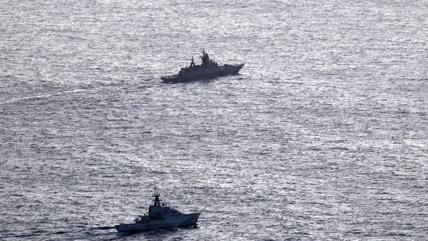 UK navy intercepts Russian corvette and tanker in English Channel