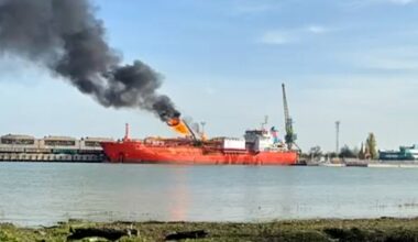 Turkish tanker hit by drone in Ukraine's Odesa