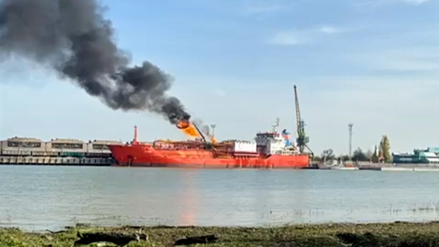 Turkish tanker hit by drone in Ukraine's Odesa