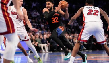 Karl-Anthony Towns leads Knicks to victory over Heat with 39 points