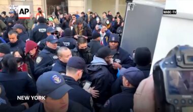 Multiple people arrested at anti-ICE protest in New York, local media reports