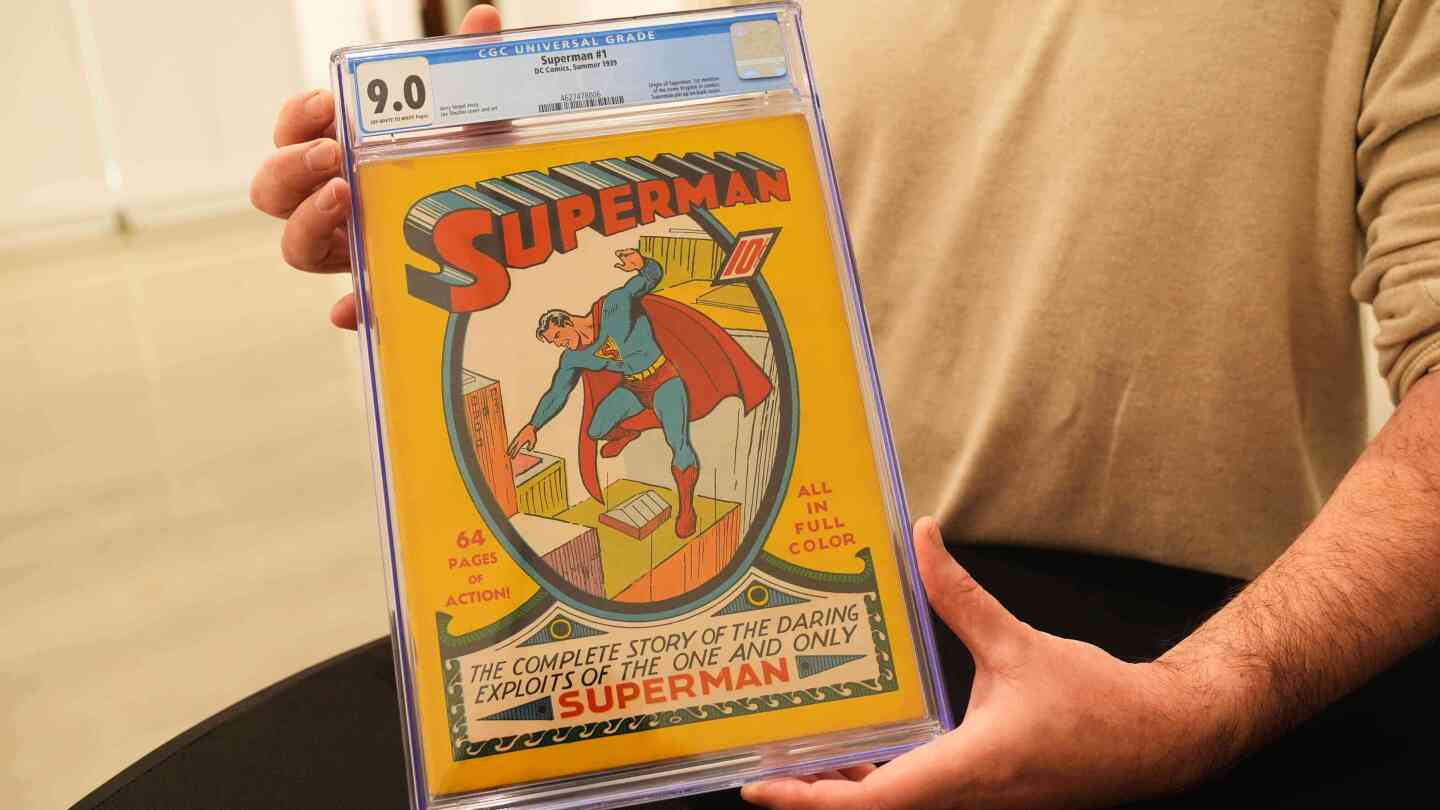 Superman issue found in attic by three brothers sells for $9.12M
