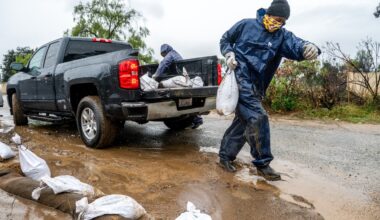 Flash flood warning issued as atmospheric river hits Southern California