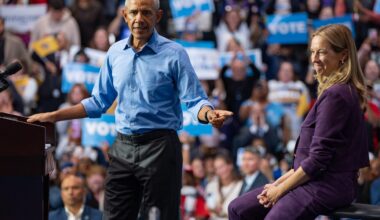 Obama campaigns in New Jersey, Virginia before Election Day