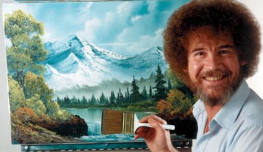 Bob Ross paintings fetch over $600,000 at auction to aid public TV