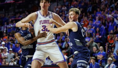 The world's tallest teenager becomes the tallest player in college basketball history
