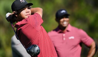 Charlie Woods selected as 1st-team All-American by American Junior Golf Association