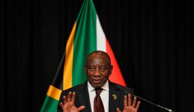 White House hits out at South African leader for 'running his mouth' over US boycott of G20