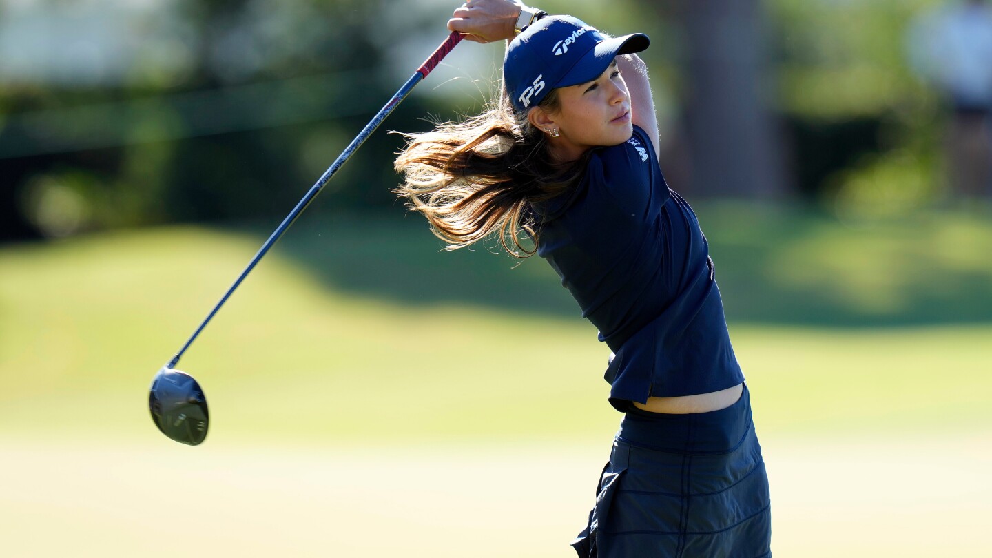 Kai Trump follows opening 83 with 75 to finish distant last in LPGA Tour debut