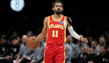 MRI shows sprained knee for Trae Young, Hawks say he'll miss at least four weeks