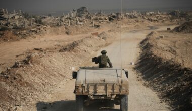 Urban neighborhood in northern Gaza reduced to rubble by Israeli forces