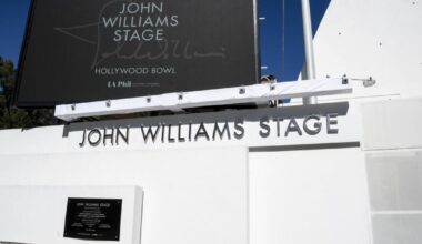 Hollywood Bowl names stage after legendary composer John Williams