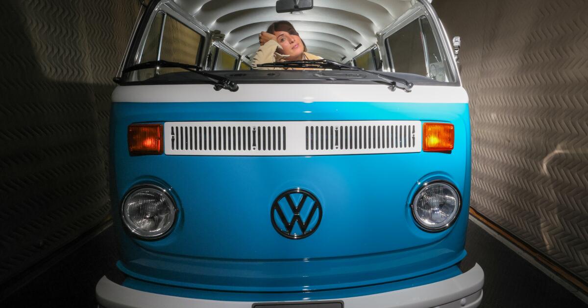 A Volkswagen bus that survived the Palisades fire has been restored