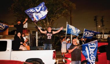 Dodgers fans take to the streets to celebrate World Series win