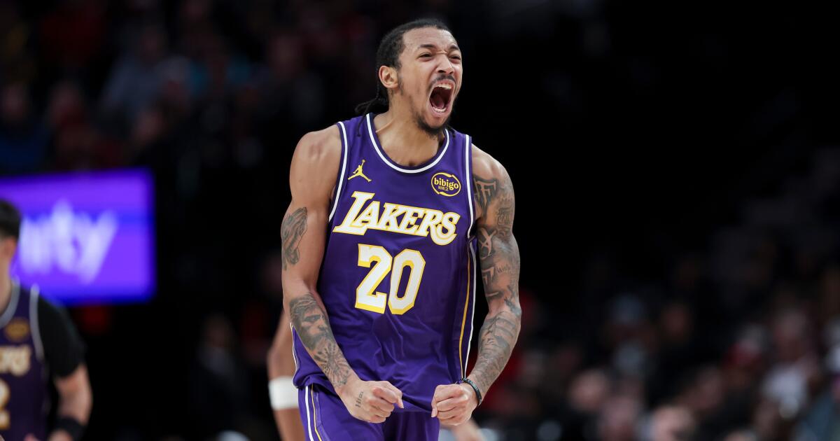 Lakers still beat Trail Blazers with no Luka, Reaves or LeBron