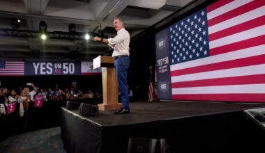 Newsom, prominent Democrats rally voters before special election about redrawing congressional districts