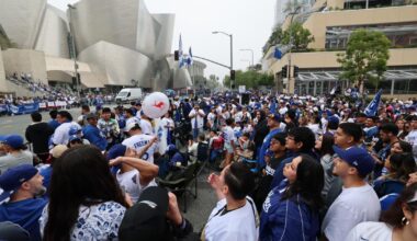 Los Angeles Dodgers' victory parade draws thousands of fans