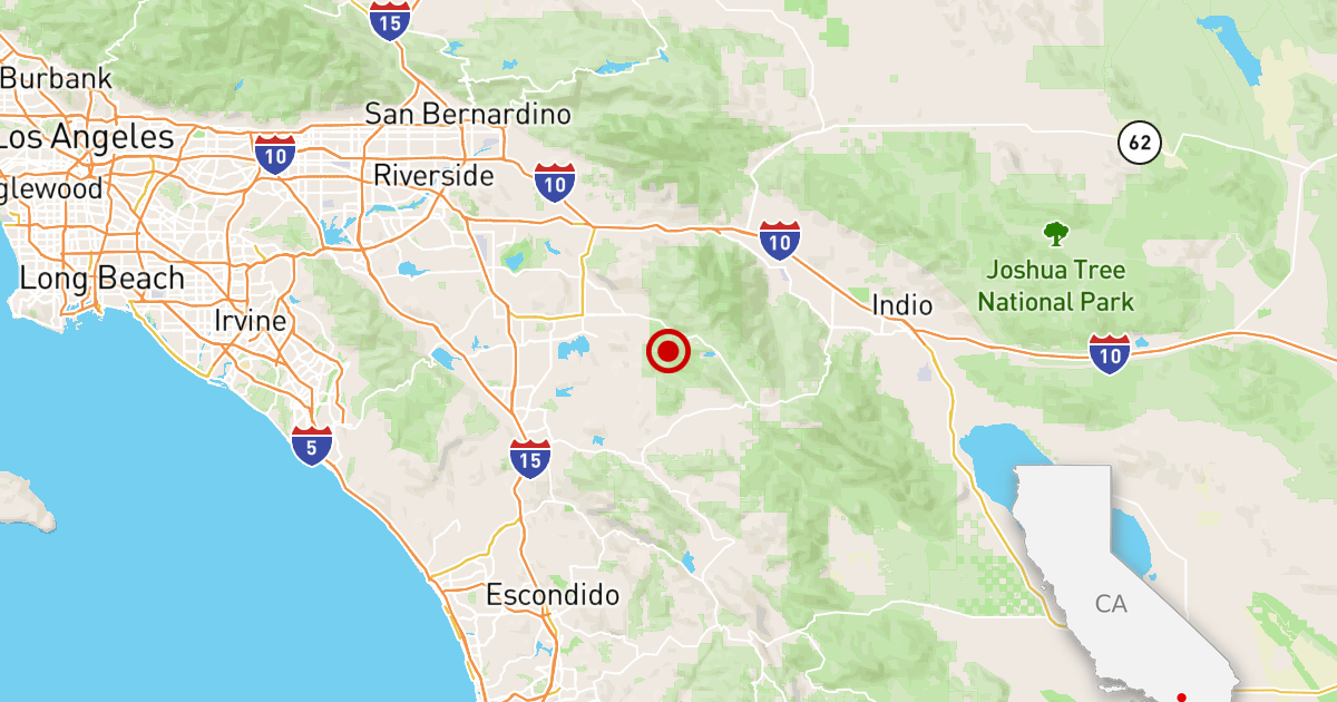 Pair of earthquakes shake Riverside County near Idyllwild
