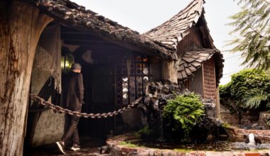 L.A.'s famous 'Hobbit Houses' have a new owner. He calls himself the 'King of Storybook'