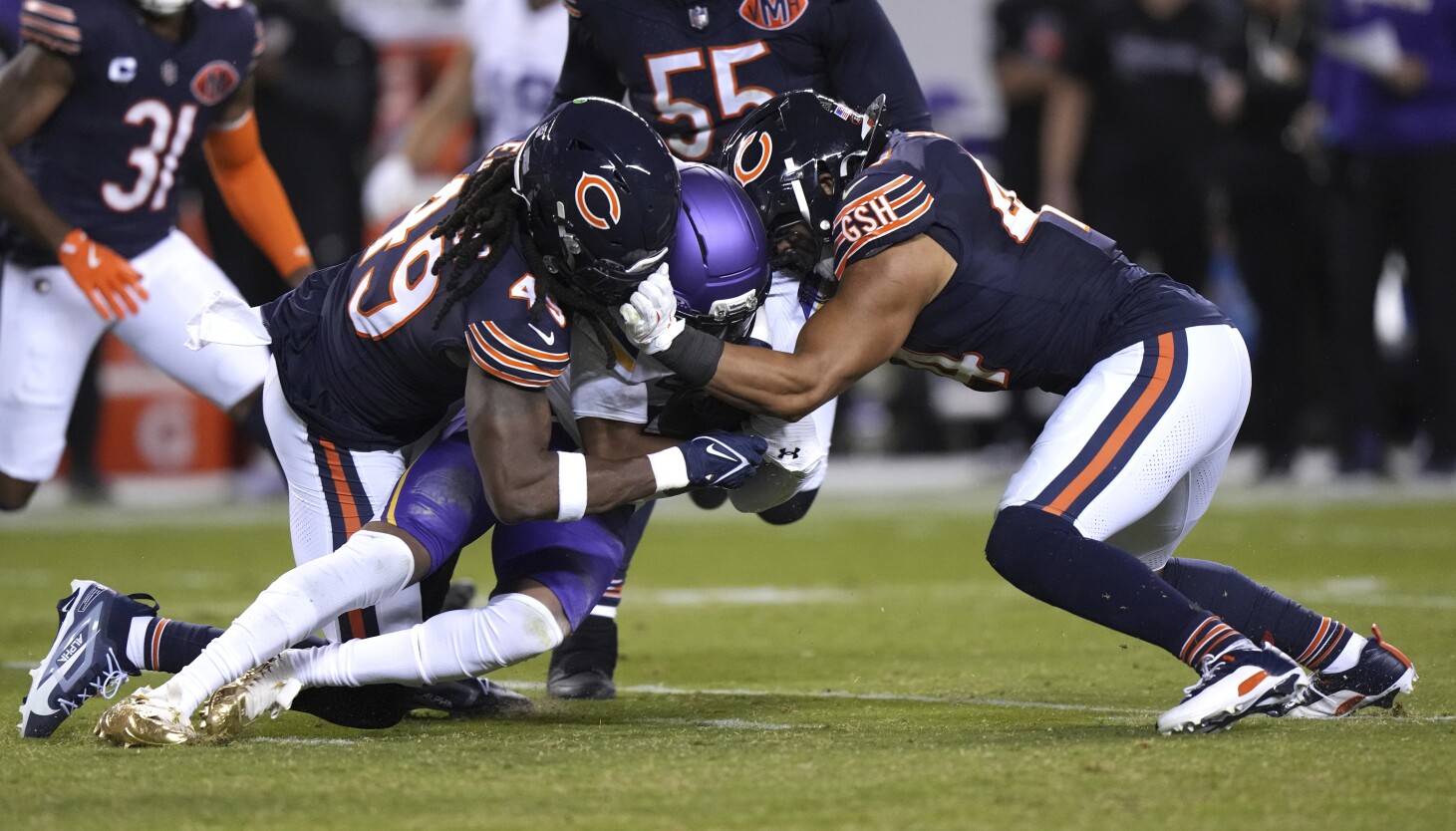 Bears injury report: All 3 starting LBs ruled out
