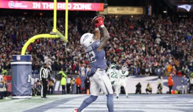 Drake Maye: MVP chants may have been for TreVeyon Henderson on Thursday night