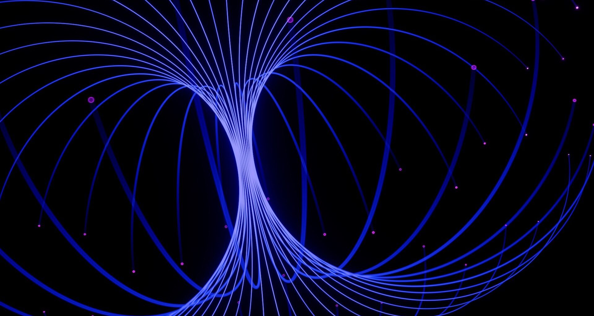 abstract purple lines in a geometric form