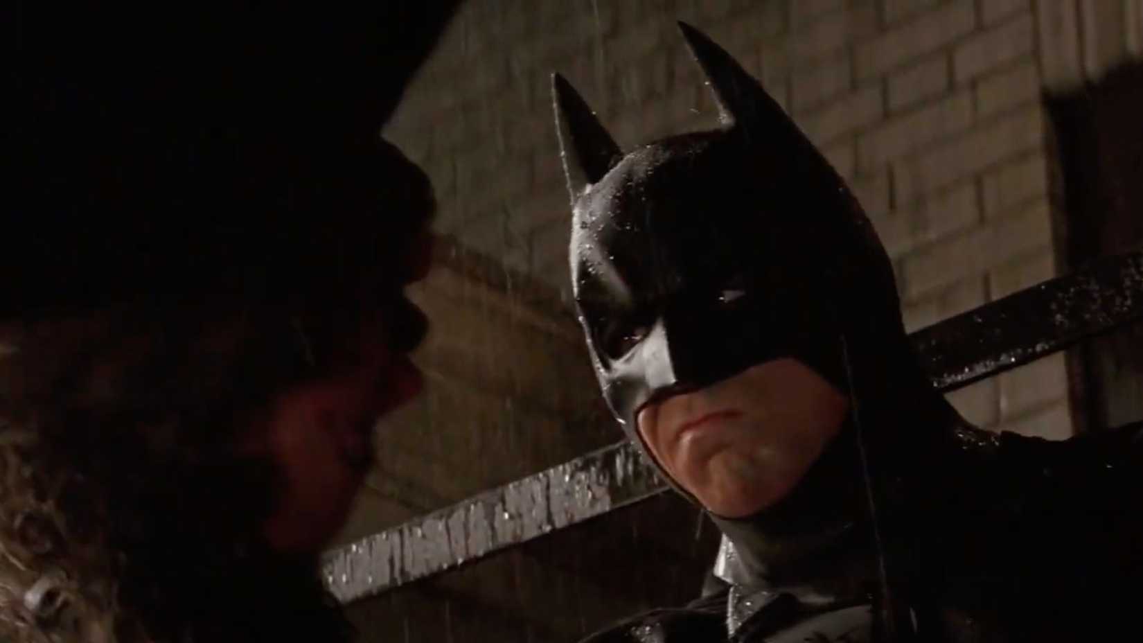 Christian Bale as Batman in Batman Begins