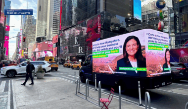 Gov. Ayotte uses campaign funds to send billboard truck to NYC
