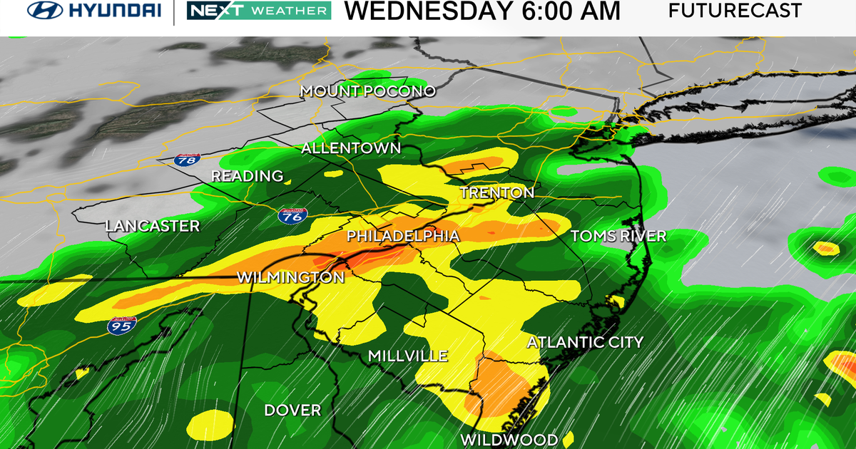 More rain arrives Wednesday in Philadelphia before cold, windy Thanksgiving. Here's the weather forecast.