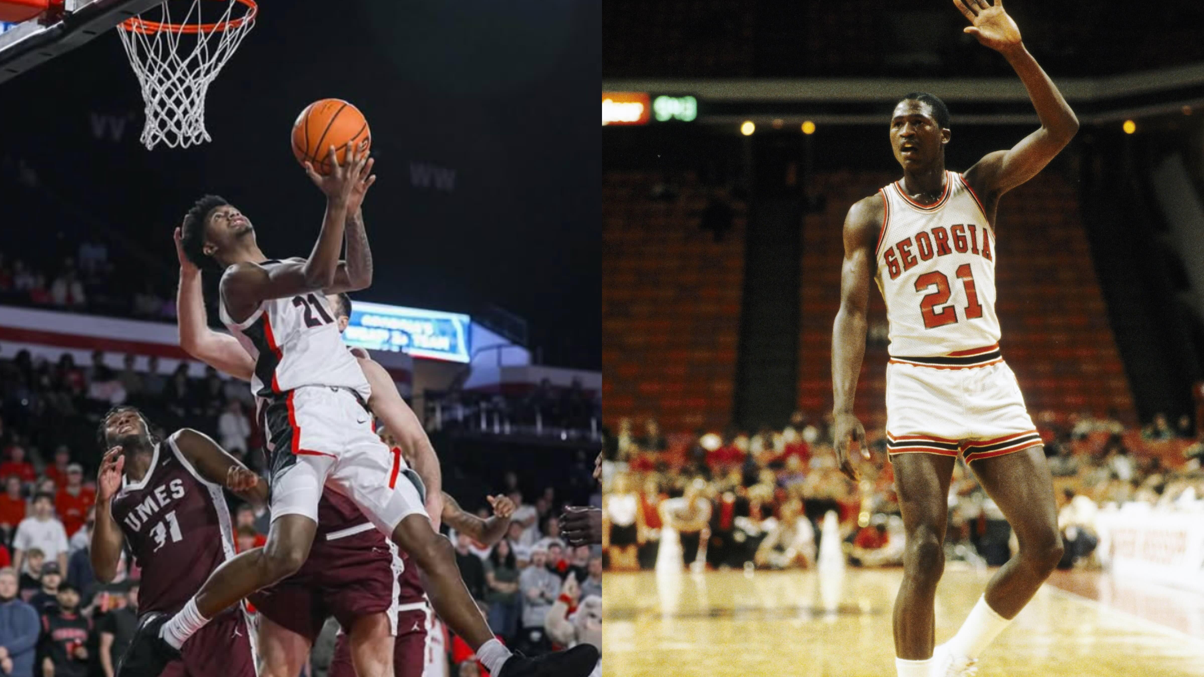 Jake and Domonique Wilkins 