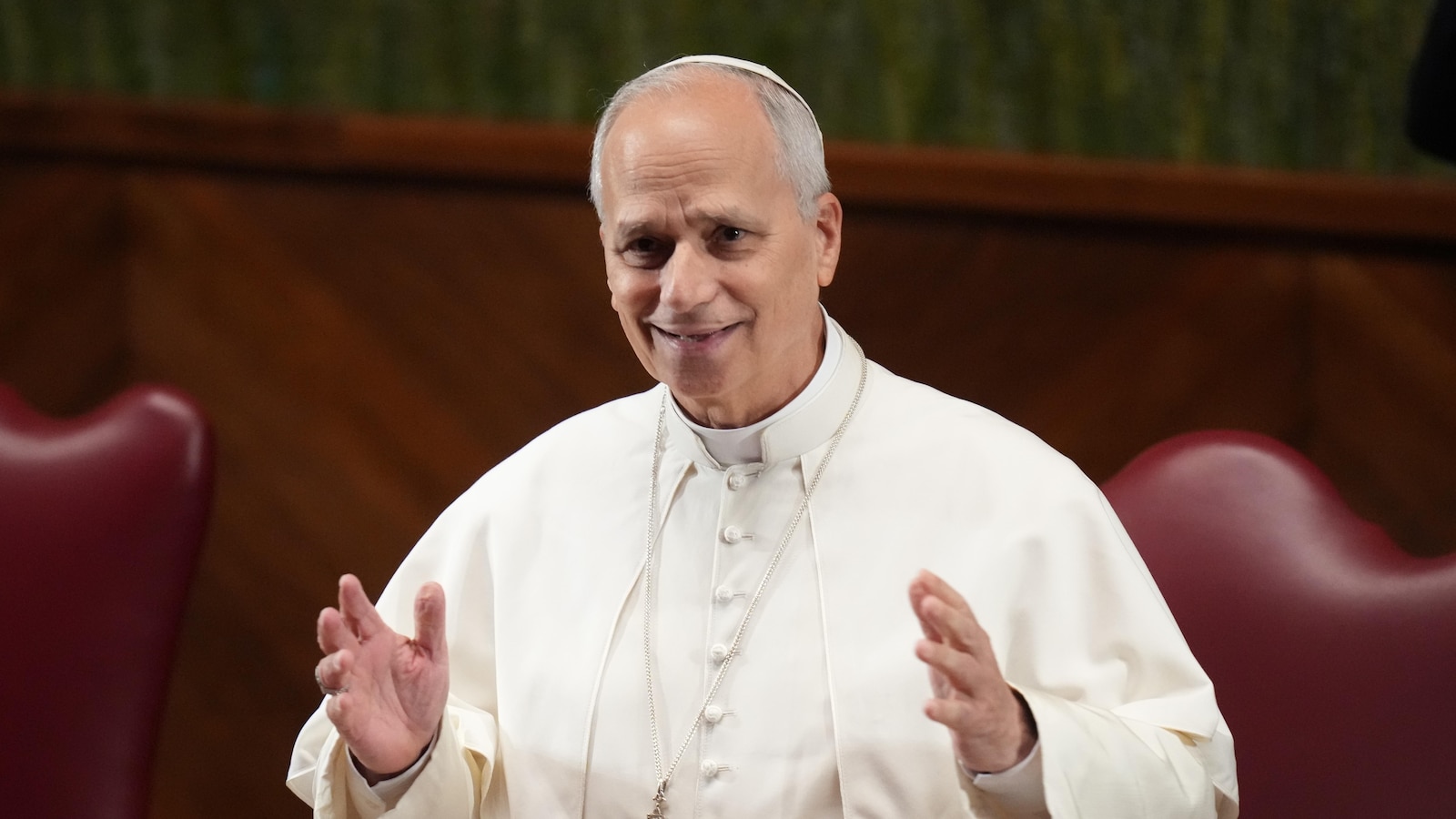 Pope Leo XIV calls for urgent climate action and says God’s creation is 'crying out'