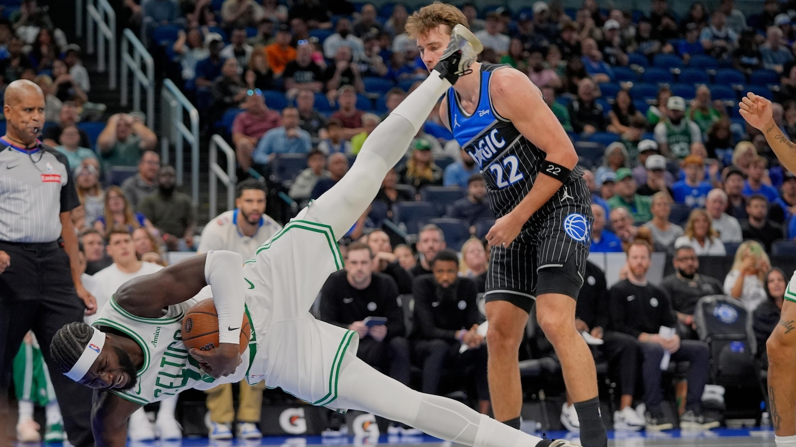 Franz Wagner and Desmond Bane power the Magic to a 123-110 win over the Celtics