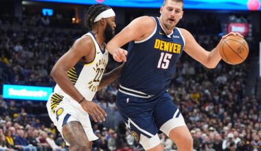 Nikola Jokic has 6th triple-double in 9 games as Nuggets beat Pacers 117-100