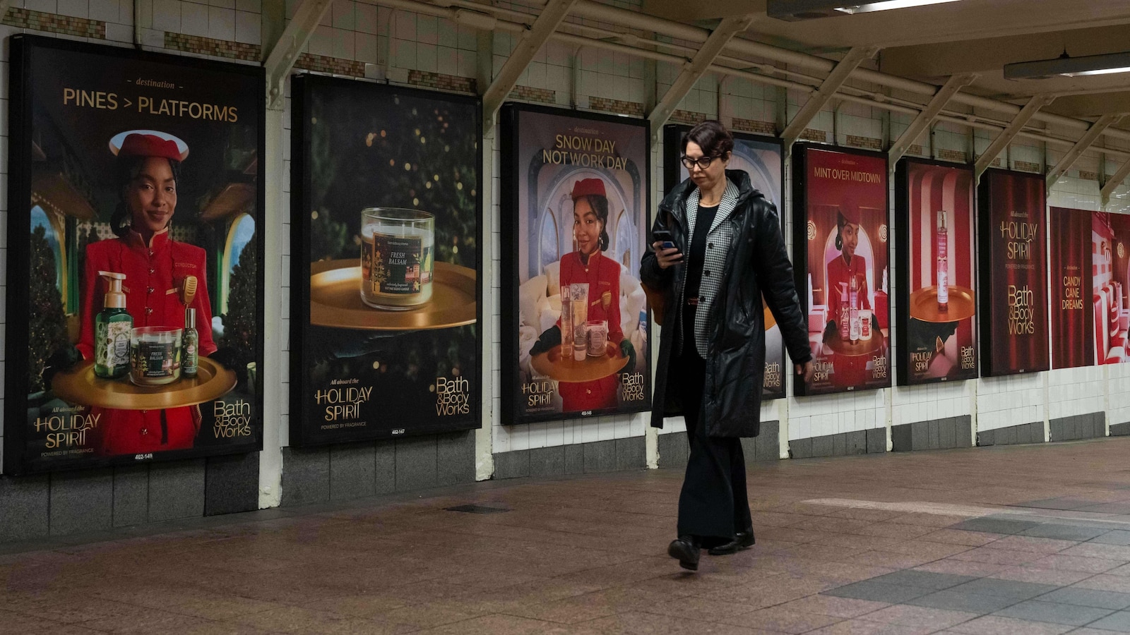 Why does this NYC subway station smell 'Christmassy'? It's an ad