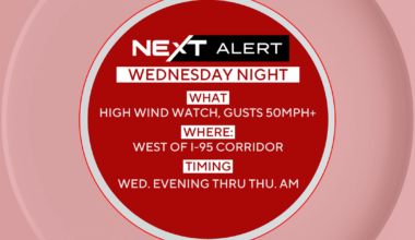 Winds Wednesday evening in Philadelphia region could prompt power outages. Here's the weather forecast.